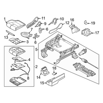 Lincoln OE - Seats & Tracks - Passenger Seat Components (Seat Cushion)