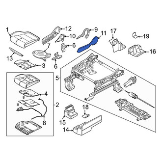 Lincoln OE - Front Left Outer Seat Trim Panel