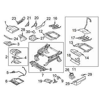 Lincoln OE - Seats & Tracks - Passenger Seat Components (Seat Cushion)