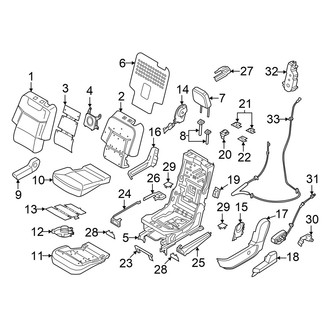 Lincoln OE - Seats & Tracks - Second Row Seats (Captains Seats, Passenger Side)
