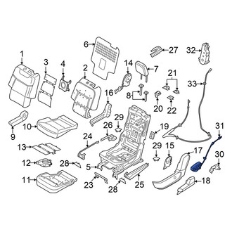 Lincoln OE - Center Left Seat Adjuster