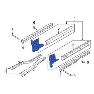 Lincoln OE - Left Floor Sill