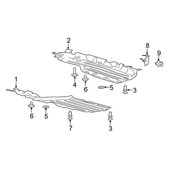 Lincoln OE - Pillars, Rocker & Floor - Under Cover & Splash Shields