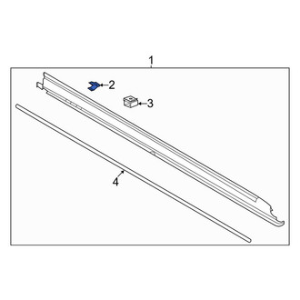 Lincoln OE - Rocker Panel Molding Clip