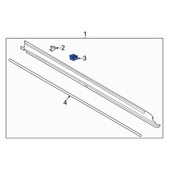 Lincoln OE - Rocker Panel Molding Clip