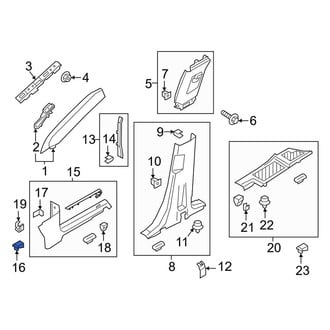 Lincoln OE - Door Sill Plate Clip