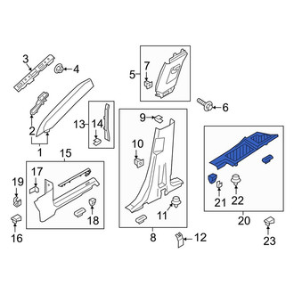 Lincoln OE - Front Left Door Sill Plate