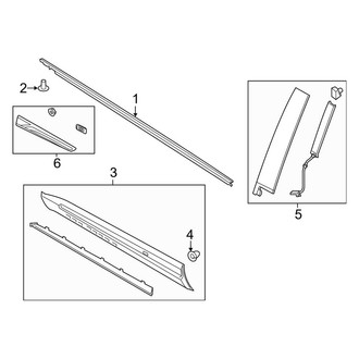 Lincoln OE - Front Door - Exterior Trim
