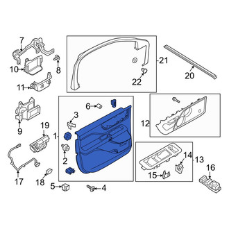 Lincoln OE - Front Left Inner Door Interior Trim Panel