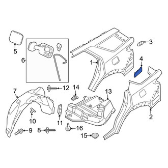 Lincoln OE - Rear Quarter Panel Vent