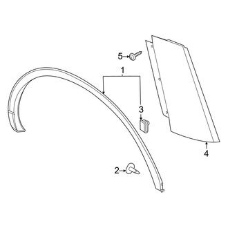 Lincoln OE - Quarter Panel - Exterior Trim