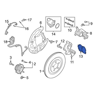Lincoln OE - Rear Disc Brake Pad Set