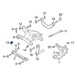 Lincoln OE - Rear Lower Inner Suspension Control Arm Nut
