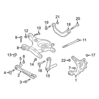 Lincoln OE - Rear Suspension - Suspension Components
