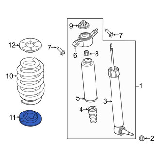 Lincoln OE - Rear Lower Coil Spring Insulator