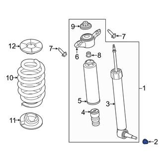 Lincoln OE - Suspension Shock Absorber Nut