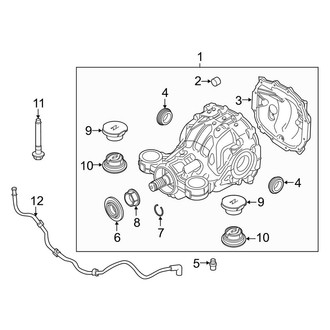 Lincoln OE - Rear Suspension - Rear Drive Components