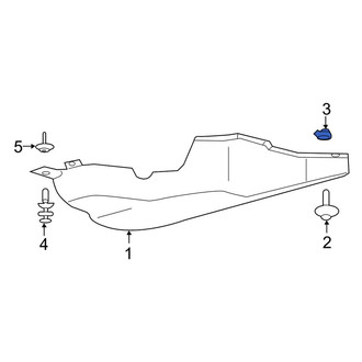 Lincoln OE - Floor Pan Splash Shield Nut