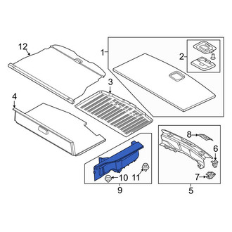 Lincoln OE - Rear Left Trunk Trim Panel
