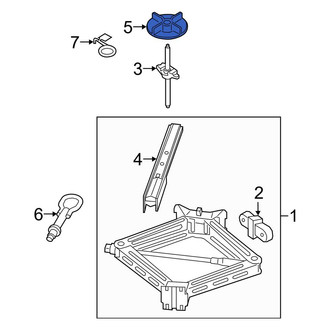Lincoln OE - Spare Tire Nut