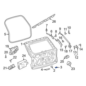 Lincoln OE - Rear Liftgate Drain Plug