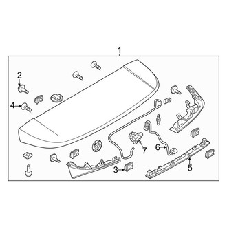 Lincoln OE - Lift Gate - Spoiler