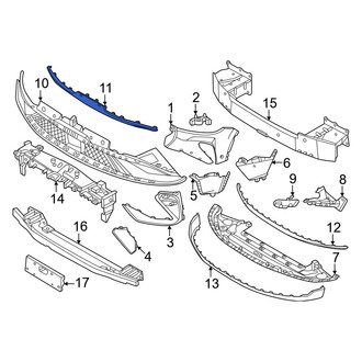 Lincoln OE - Front Upper Bumper Trim