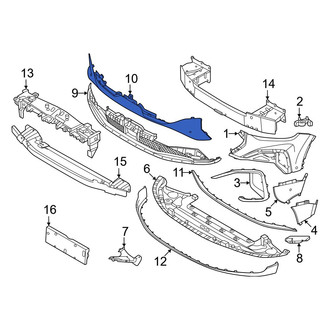 Lincoln OE - Front Upper Bumper Trim