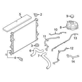 Lincoln OE - Cooling - Radiator & Components (Gas)