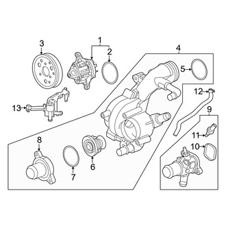 Lincoln OE - Cooling - Water Pump