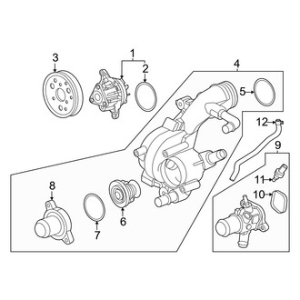 Lincoln OE - Cooling - Water Pump