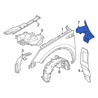 Lincoln OE - Front Left Stone Deflector
