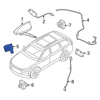 Lincoln OE - Front Upper Radio Antenna Module