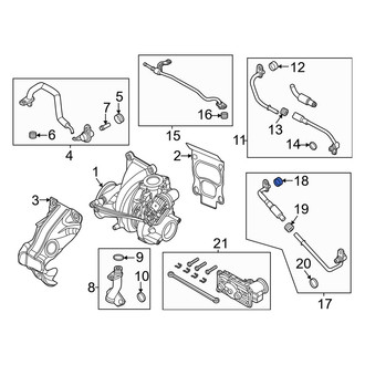 Lincoln OE - Turbocharger Coolant Line Gasket