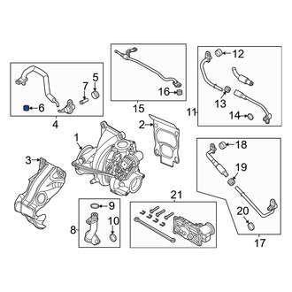 Lincoln OE - Turbocharger Oil Line Gasket