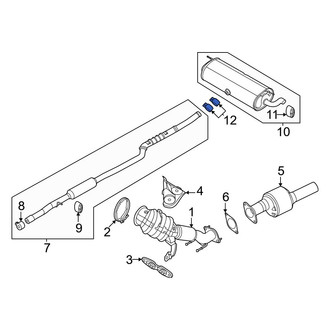 Lincoln OE - Exhaust Muffler Clamp