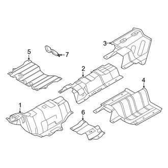 Lincoln OE - Exhaust System - Heat Shields