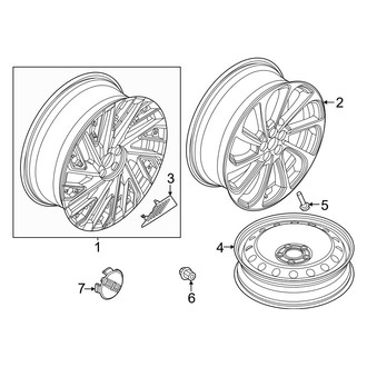 Lincoln OE - Wheels & Trim (22"), (Black Label / Black Label Hybrid / Reserve / Reserve Hybrid)