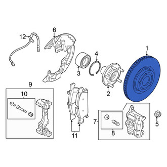 Lincoln OE - Front Disc Brake Rotor