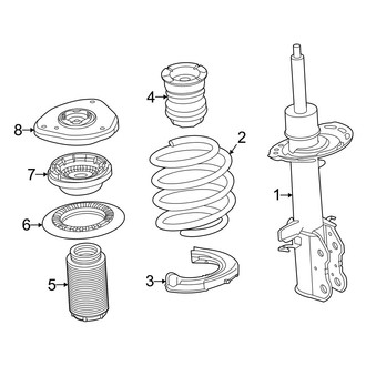Lincoln OE - Front Suspension - Struts & Components