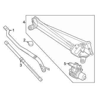 Lincoln OE - Windshield - Wiper Components