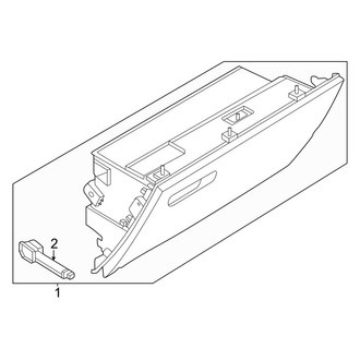 Lincoln OE - Instrument Panel - Glove Box