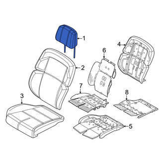 Lincoln OE - Front Right Headrest