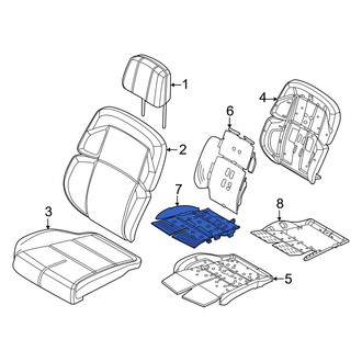Lincoln OE - Front Right Lower Seat Heater Pad