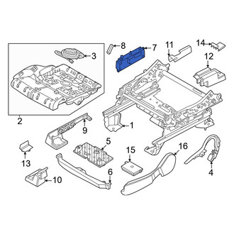 Lincoln OE - Front Right Power Seat Switch