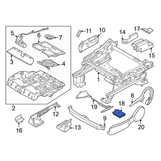 Lincoln OE - Front Left Seat Memory Control Module
