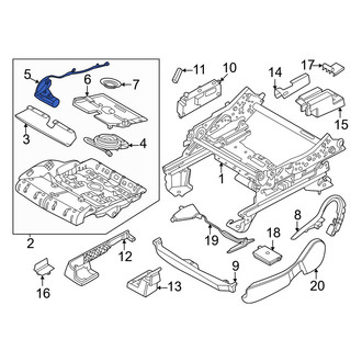Lincoln OE - Front Right Seat Lumbar Motor