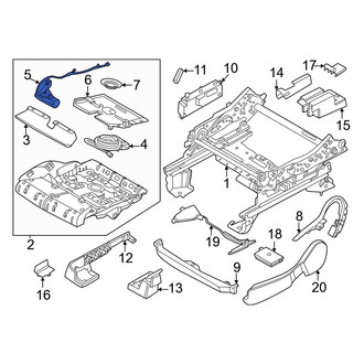 Lincoln OE - Front Left Seat Lumbar Motor