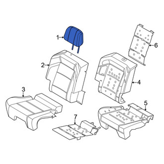 Lincoln OE - Rear Right Headrest