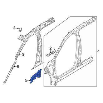 Lincoln OE - Right Body A-Pillar Reinforcement